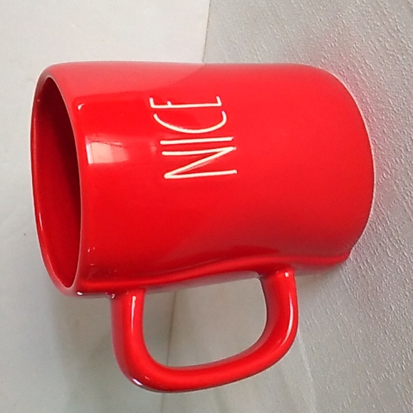 Rae Dunn Nice/Naughty mug red - Picture 2 of 5